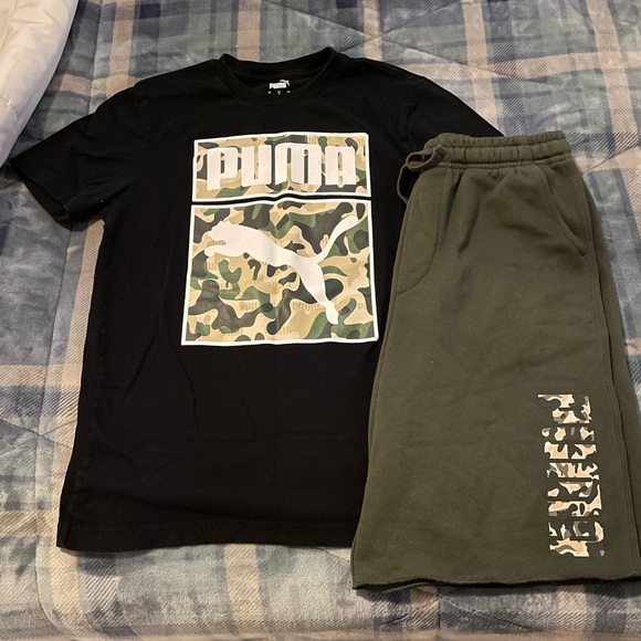 Puma Other - Mens Puma set shorts and shirt size small